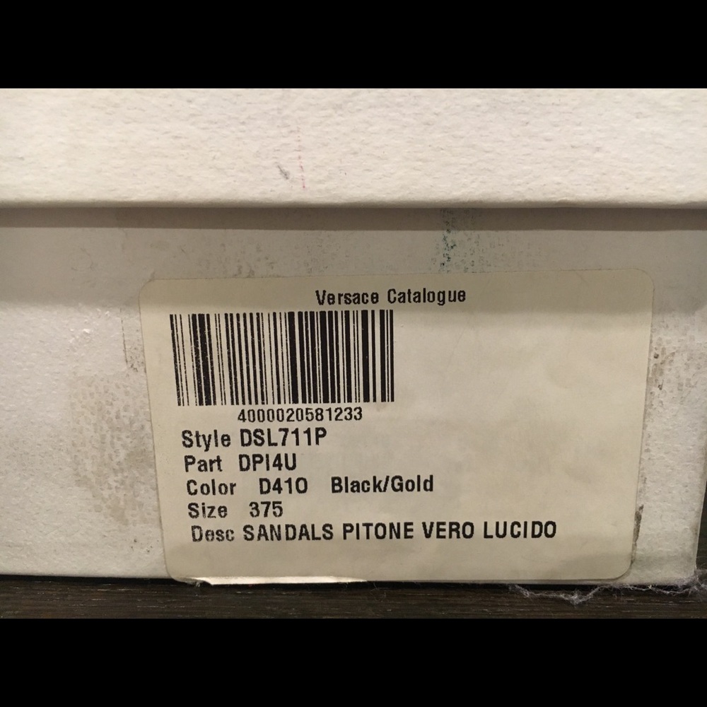 Genuine Python Versace Collection Shoes - Picture 7 of 8